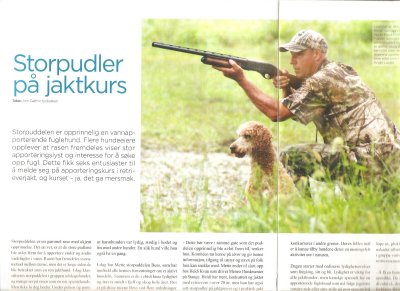 An article about us in Hundesport Magazine.